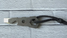 Peter Atwood Poltergeist Multitool CPM Steel Area 51 Grind Lanyard 3 Inch picture