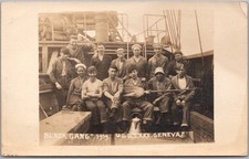 Vintage 1919 U.S. NAVY Photo RPPC Postcard 