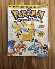 Vintage 1999 Pokemon Special Edition Yellow Red Blue Official Nintendo Guide picture