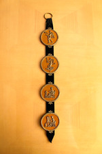 EMPIRE DECOR GREEK REVIVAL MEDALS WALL ART GODDESSES VTG DECO NOUVEAU COINS picture