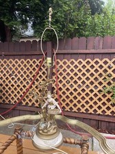 Antique L&F Moreau Table Lamp Francaise Collection Signed picture