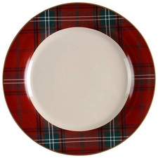 Williams Sonoma Tartan Plaid Dinner Plate 10495710 picture