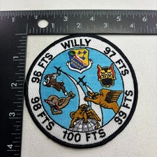 US Air Force 96TH 97TH 98TH 99TH FTS FLYING TRAINING SQUADRON WILLY Patch 00.2 picture