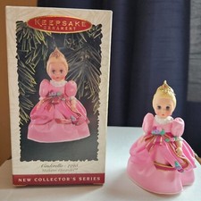Vintage 1996 Hallmark Madam Alexander Cinderella Doll Ornament NIB picture