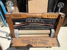 Antique ROYAL Horse Shoe Brand Clothes Wringer The American Wringer Co. 501E picture