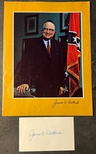 James O Eastland Signed Photo Autograph US Senator Double Signed picture