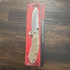 Kershaw Tan Handle Brookside Linerlock Folding Pocket Knife picture