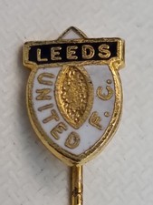 LEEDS UNITED FC OLD RARE Football Badge Badge Badge Odznaka Pins picture