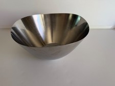 Vintage MidCentury Modern Freeform Rim Bowl S/Steel Denmark Stelton Selandia picture