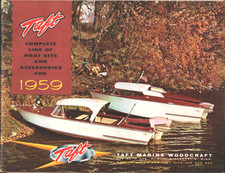 1959 TAFT BOAT KITS catalog of fiberglas marine boats and trailers MINNEAPOLIS picture