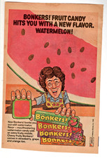 1985 Nabisco Watermelon Bonkers Candy Comic Book Promotional Advertisement Ad picture