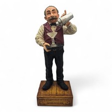 Whittle Folks BARTENDER Figurine (2005) 9-inch #13252 Painted Resin Statue picture