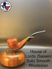 Vintage House Of Lords (Sasieni Sub) Smooth Rhodesian Tobacco Pipe picture
