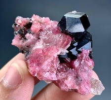 134 Carat Pink Tourmaline Crystal With Quartz Specimen From Afghanistan picture