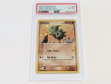 2004 Pokemon Team Rocket Returns Larvitar 63/109 Reverse Foil Stamp PSA 6 EX-MT picture