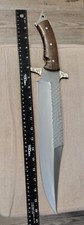 Huge Custom Bowie Knife, ZMB Gear USA, 440c 14in Blade,Full Tang, Integral Guard picture