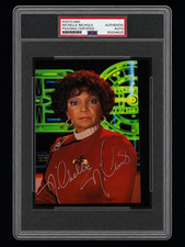 Signed Nichelle Nichols Star Trek VI 6 Photo Autographed Postcard Uhura Auto PSA picture