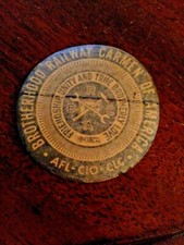 VINTAGE BROTHERHOOD RAILWAY CARMEN OF AMERICA UNION STICKER picture