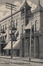 Charleroi Fire Headquarters Charleroi PA Postcard 1910 Divided Back picture