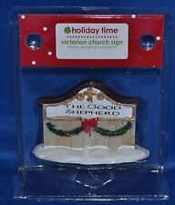 Holiday Time~The Good Shepherd~Victorian Church Sign~Christmas Village~Winter picture