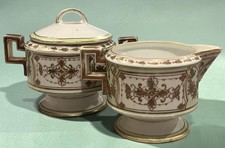 Hand Painted Moriage Pre 1930s Nippon Sugar Set picture
