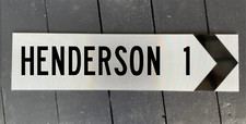 HENDERSON NEVADA Road Sign Vintage style 24