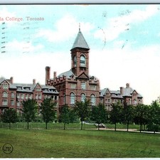 1907 Toronto, Canada Upper Canada College Postcard Valentine's Litho Ontario picture