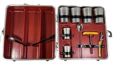 Vintage The Portable Pub By Londonaire Limited MCM Portable Barware Storage Red picture