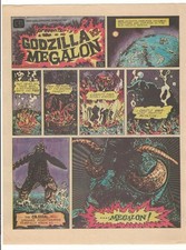 Original 1976 GODZILLA vs MEGALON promo comic - 1st Godzilla in U.S. comics picture