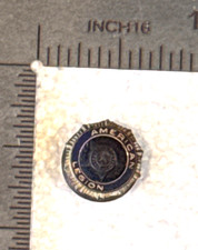 Vintage American Legion Miniature Blue Enamel Screw-Back Membership Pin picture