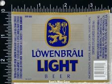 Lowenbrau Light Beer Label picture