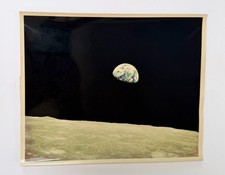 Vintage NASA Apollo 8 Earthrise Photo 1968 William Anders Kodak Paper picture