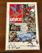 Promethea 32 Signed Alan Moore & J.H. Williams III 1/1000 COA on back cover picture