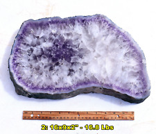 Extra Large AMETHYST Crystal GEODE Slab from Brazil * 16x9x2