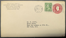 1936 Former US Senator Arthur R Robinson Signed Letter & Cover Indianapolis IN picture