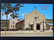 San Rafael New Mexico NM Adobe Mission Church Antique Photo Postcard picture