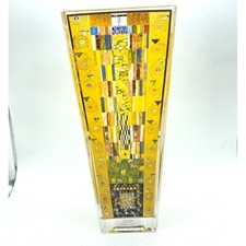 GOEBEL Artis Orbis Gustav KLIMT Stoclet Fries Vase Multi Color and Gold picture