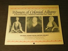 VINTAGE 1986 WOMEN OF COLONIAL ALBANY CALENDAR picture