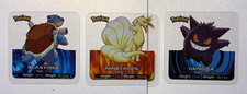 Gengar Blastoise Ninetales English Lamincards Pokemon Edibas Square 2006 picture