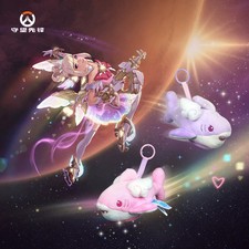 Pre-order Blizzard Overwatch Phobos & Deimos Dreamy Twin Sharks Plush Keychain picture
