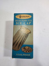 Vintage Wearever No. 15 English Folding Style Ice Cap 6 Inch in Original Box picture