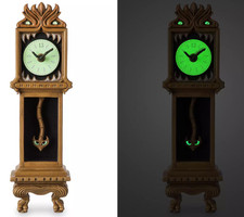 NIB Disney Haunted Mansion Grandfather Clock 2018 - Glow in the Dark picture