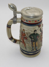 Avon Great American Football Ceramic Lidded Stein Decanter 1983 NIB picture