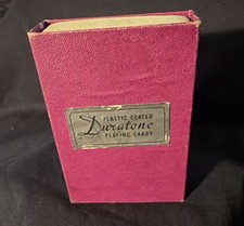 Vintage DURATONE Playing Cards Sealed In Original Box. Unused picture