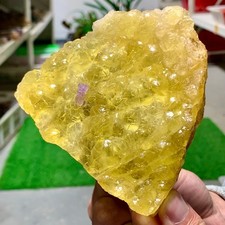 1.16LB Natural purple yellow cubic fluorite mineral crystal sample/Zhejiang picture