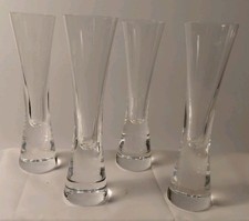 4 Vtg LSA International Moya Champagne Flutes 6 Ounces picture