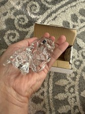 Princess House Crystal Ox Nativity #6550 New In Box Very Rare picture