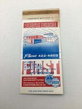 Vintage First Federal Savings Parkersburg WV Matchbook Cover Ambassador picture