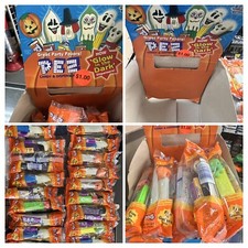 1990? Vintage Pez Candy Dispensers Holder W/ 20 New Pez Toy Lot Retro Old picture