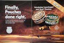 2002 (2PG) PRINT AD - COPENHAGEN / SKOAL POUCHES AD - U.S. SMOKELESS TOBACCO CO picture